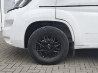 4x ALCAR DEZENT KH BLACK aluminum rims for Fiat Ducato, 16 inch, light chassis