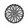 4 pieces CAR 16 inch wheel trim ABS MILANO BI COLOUR for steel rims
