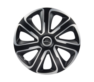 4 Stück PKW 15 Zoll Radzierblende ABS LIVORNO BI COLOUR für Stahlfelgen