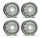 4x original ALCAR 4012 Stahlfelgen für Fiat Ducato, 15 Zoll, Light-Fahrwerk