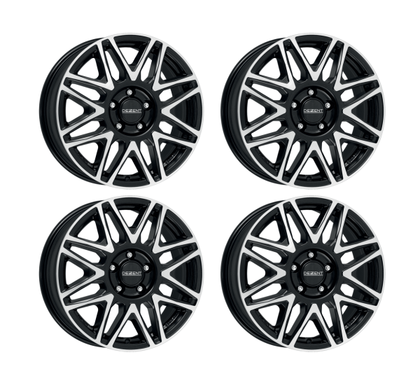 4x ALCAR DEZENT KH DARK aluminum rim for Fiat Ducato, 16 inch, light chassis