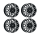 4x ALCAR DEZENT KH DARK aluminum rim for Fiat Ducato, 16 inch, light chassis