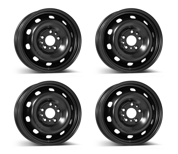 4x original ALCAR 6011 Stahlfelge für Fiat Ducato, 16 Zoll, Light-Fahrwerk