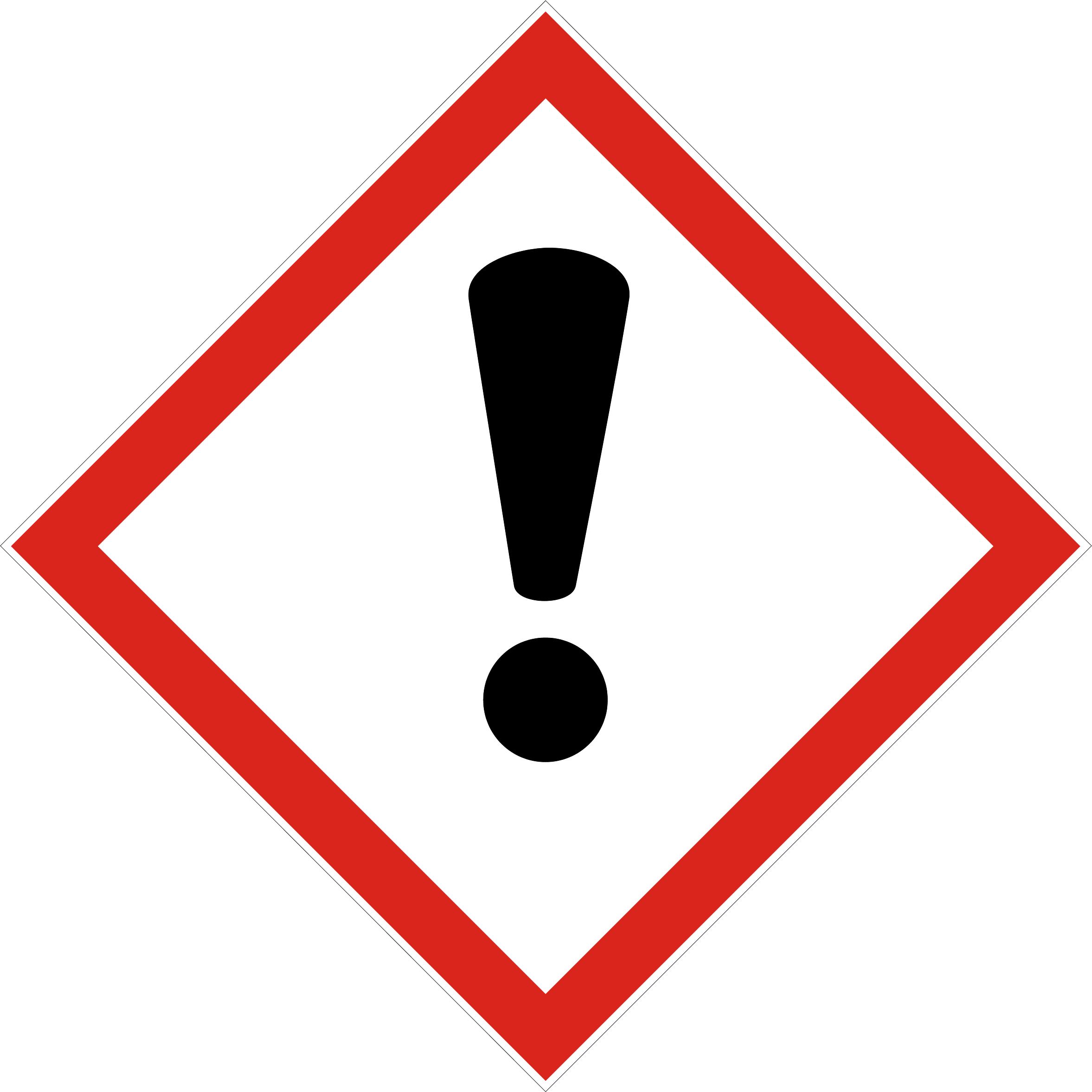 GHS07 hazard pictogram – exclamation mark